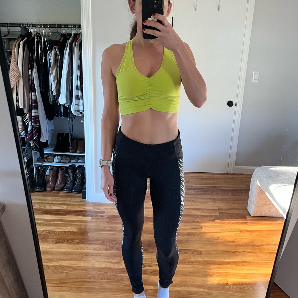 Athleta Black and Grey Leggings